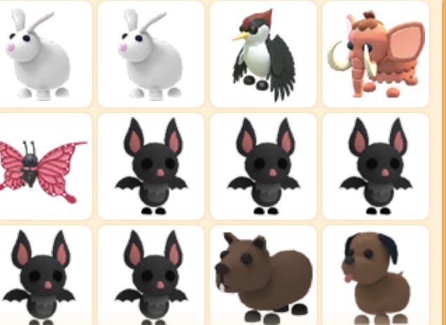 PICK A PET GIVEAWAY
Rules:
-follow me
-retweet
-say what pet u choose

Extras:
-tag a friend
-quote w tags 🏷️ 

Ends when 50-60+ entries!

#adoptmegiveaway #adoptmegw #adoptmetrading #adoptmetrade #adoptmetrades
