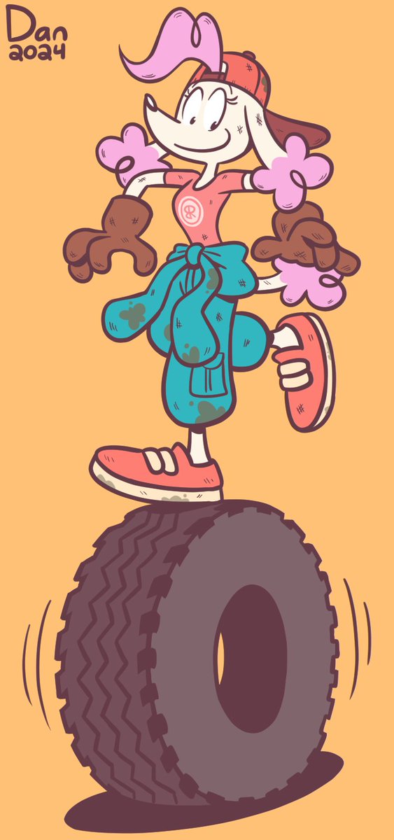 Louise fan art for @aaronchenart's birthday! 🛞🐩