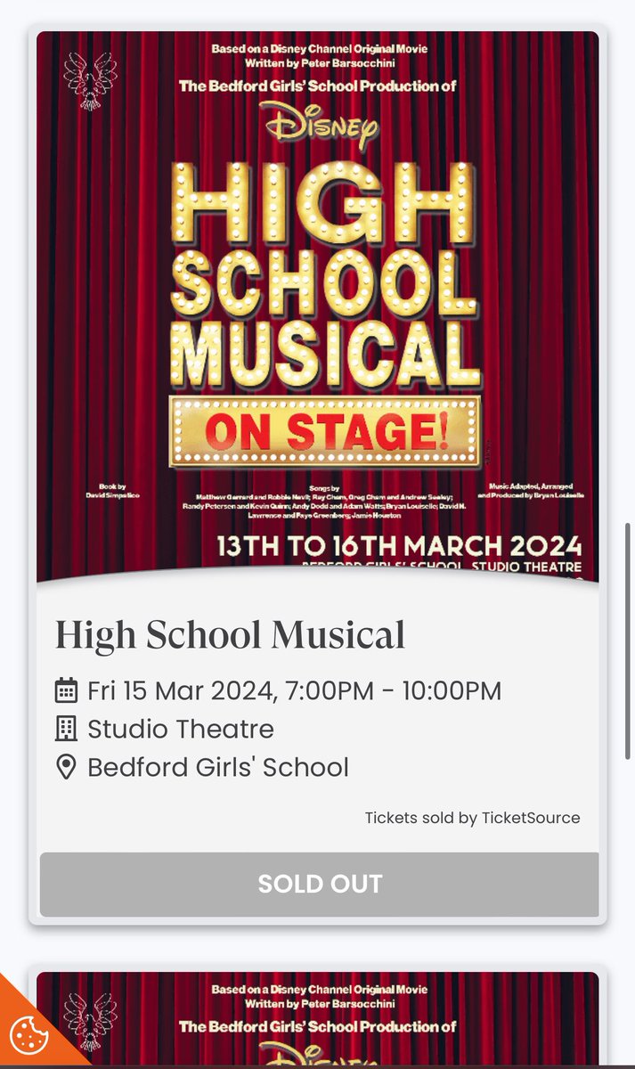 And just like that our #BGSDrama production of High School Musical is sold out on both Friday and Saturday! 🎤Get your head in the game 🏀 Do not miss your opportunity to see the performances - ticket link is on our bio! 🎭 #BGSYear9 #BGSYear10 #BGSMusic #BGSBold #BGSInspired
