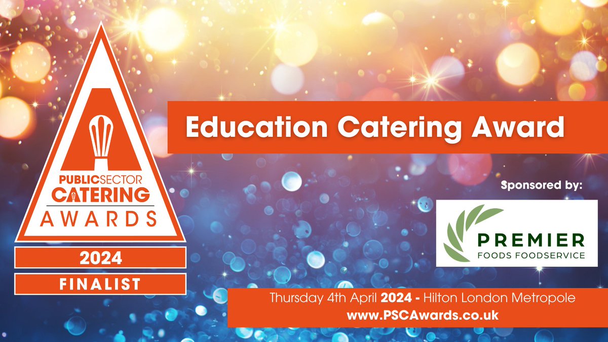 We've shared the last #PSCAwards shortlists and are pleased to confirm the Education Award finalists are AiP Downham Market Academy Catering Team IFG @SchoolCatering @pantrycatering Waltham Forest Catering With thanks to sponsor @PremierFoods_FS bit.ly/3V4pjEb