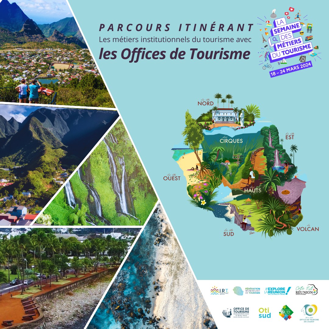 ReunionTourisme's tweet photo. Retrouvez @reuniontourisme à la Semaine des métiers du #tourisme https://t.co/8N61W5uVuY #LaReunion #gotoreunion https://t.co/TYMBkhAICa