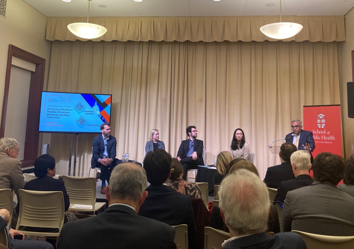 📣@CMAorg is grateful to have joined @Brown_SPH's discussion, The Future of Medicare: The Rise of Medicare Advantage & What Comes Next, w/@ashishkjha @Andy_Ryan_dydx @djmeyers2 @GeorgiaStateLaw's @efusebrown & @Arnold_Ventures' @EricaSocker Learn more: cahpr.sph.brown.edu