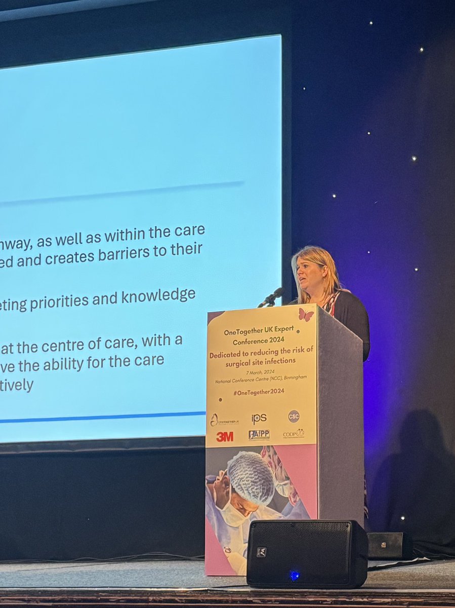 Great presentation by Dr <a href="/JudeRobinson5/">Jude Robinson 💙</a> on her PhD for brings to improve compliance with care bundles to reduce SSI. #OneTogether2024