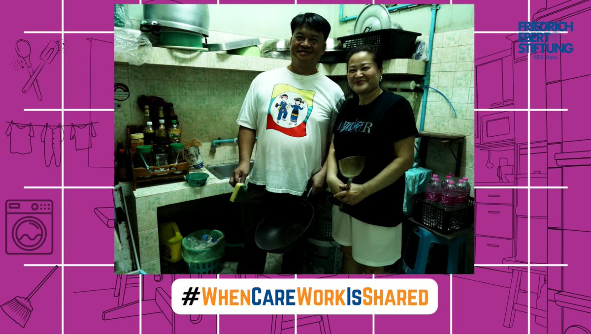 FESinAsia's tweet photo. 🏡#WhenCareWorkIsShared: Narong's Story reflects the power of partnership and shared responsibility as he says, "house chores aren't about sharing the burden, but a family activity we do together."
WATCH The FILM🎞️https://t.co/vdUdSC6htf
#IWD2024
#IWD
#internationalwomensday https://t.co/Xc3eqpnRQo