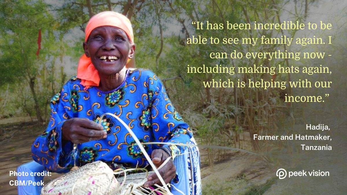 peekteam's tweet image. Women are 12% more likely than men to have vision loss. The consequences are far-reaching, not just for the women affected, but also for their families and communities.

Learn more about how we help to connect more people to care: peekvision.org/impact

#IWD2024