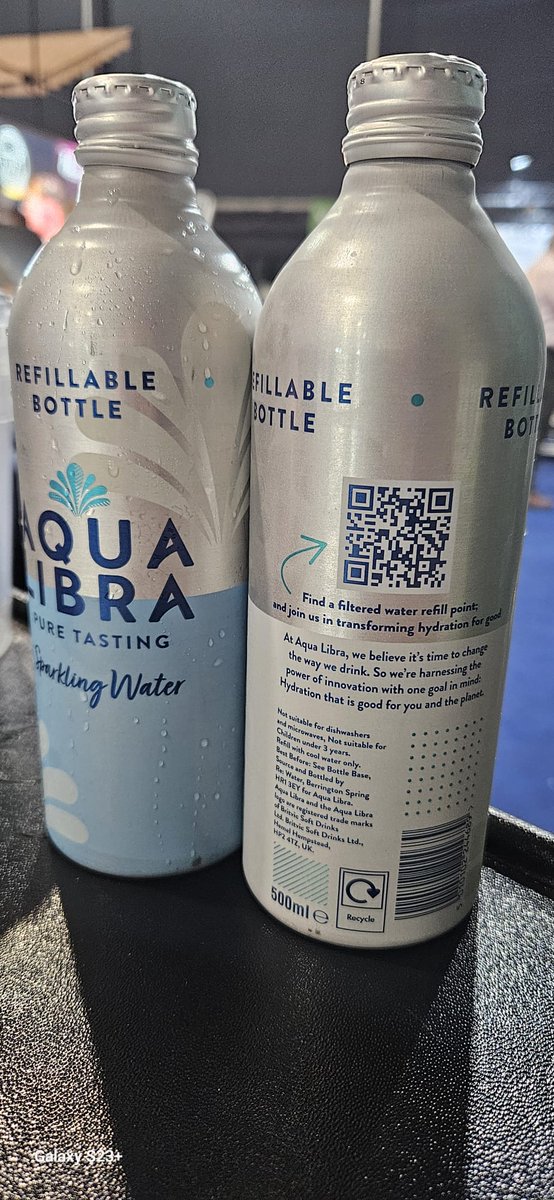 VersatilePackag's tweet image. Thank you to @aqualibra for keeping us hydrated @IFEX2024 - We are definitely joining the refill revolution  #AquaLibraHydration