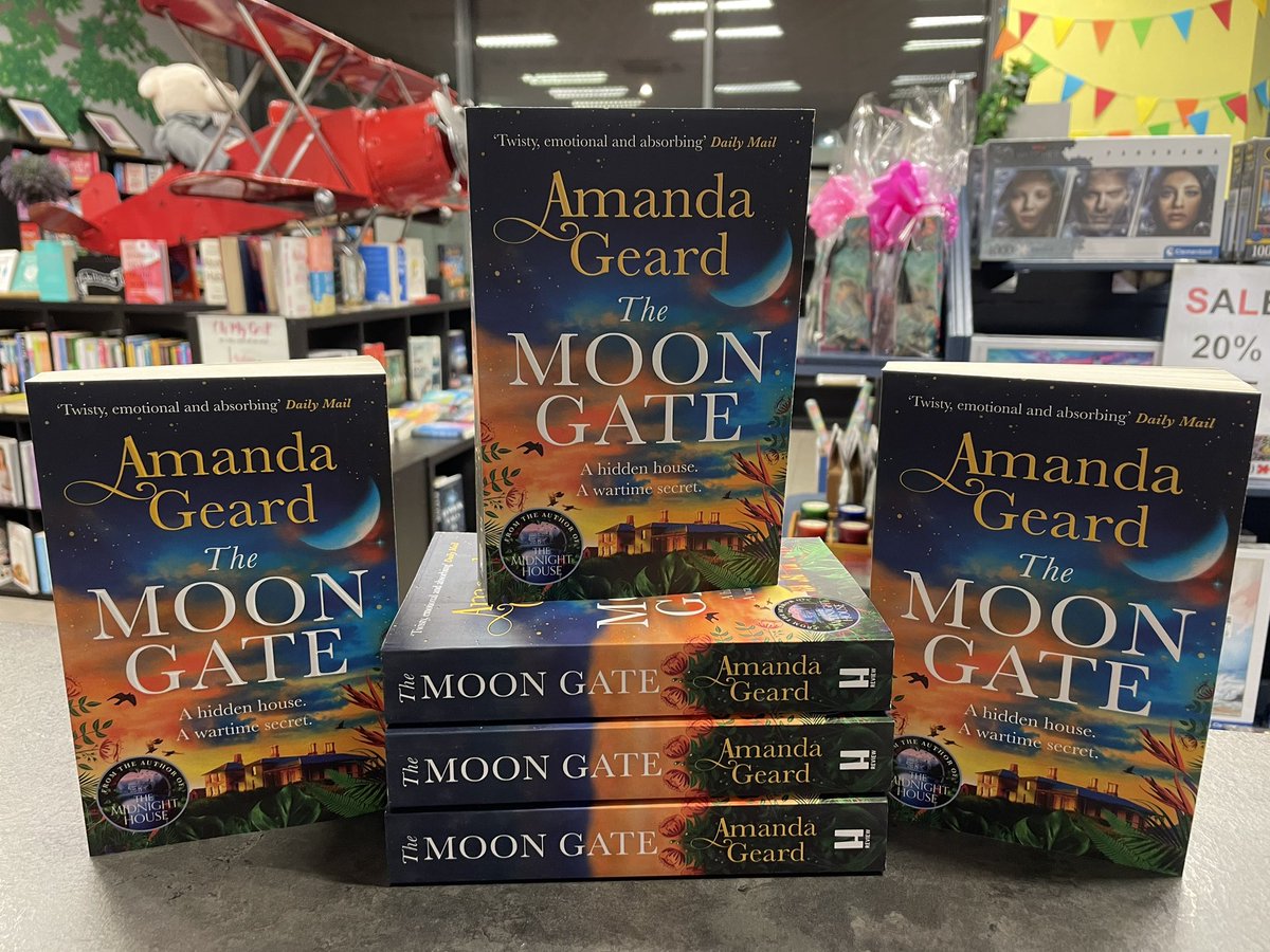 Our book club book for March 2024 - The Moon Gate by Amanda Geard @AmandaGeard - looking forward to this evening @books_academy