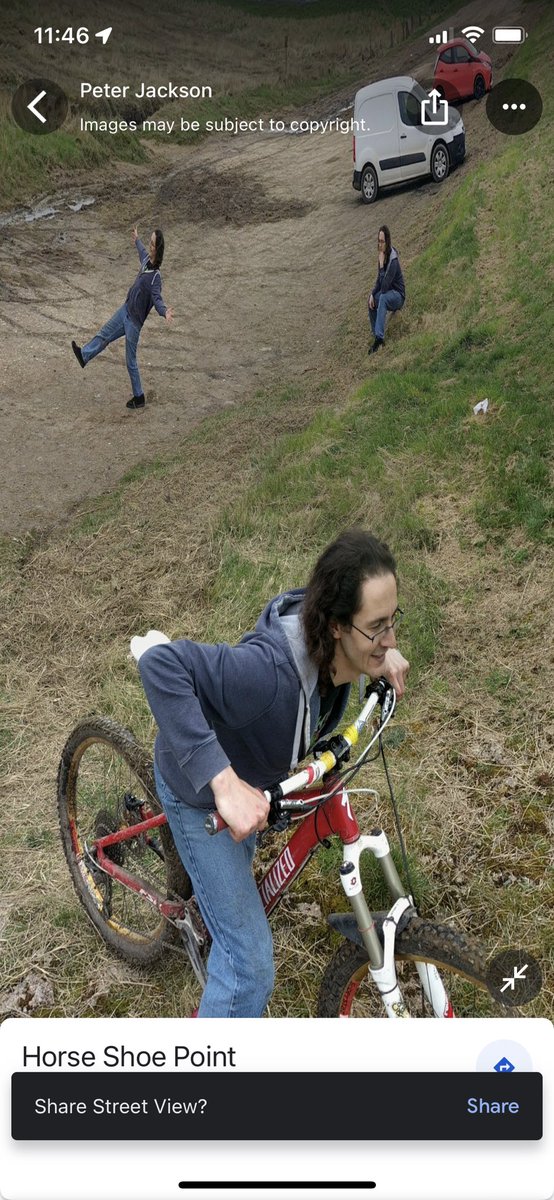 luciejaydeC's tweet photo. Obsessed with this street view I found on Google maps where the more you scroll the more cursed angles of this specific man appear https://t.co/A2MGICMh11