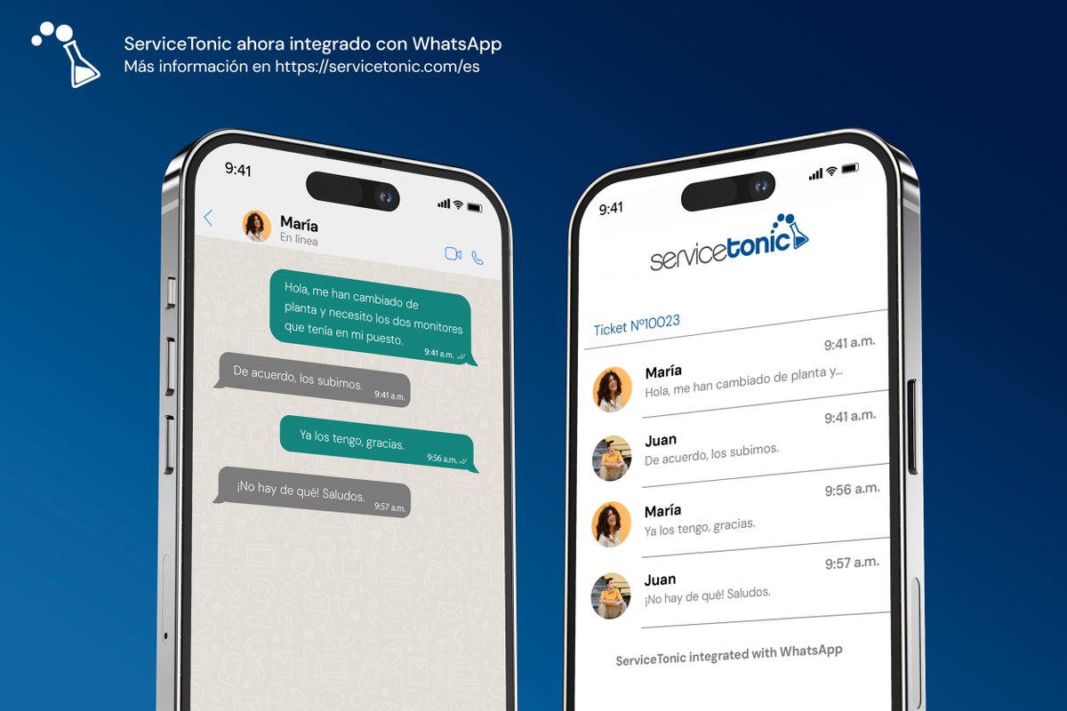 ServiceTonic's tweet photo. WhatsApp con un software de Help Desk

Lleve la atención al cliente al siguiente nivel con ServiceTonic.
Optimice y centralice la comunicación de su servicio de atención al cliente.

Leer más: https://t.co/XZ6qEDVviw

#ServiceDesk #WhatsApp #AtenciónAlCliente #ServiceTonic https://t.co/pus4onxYJk