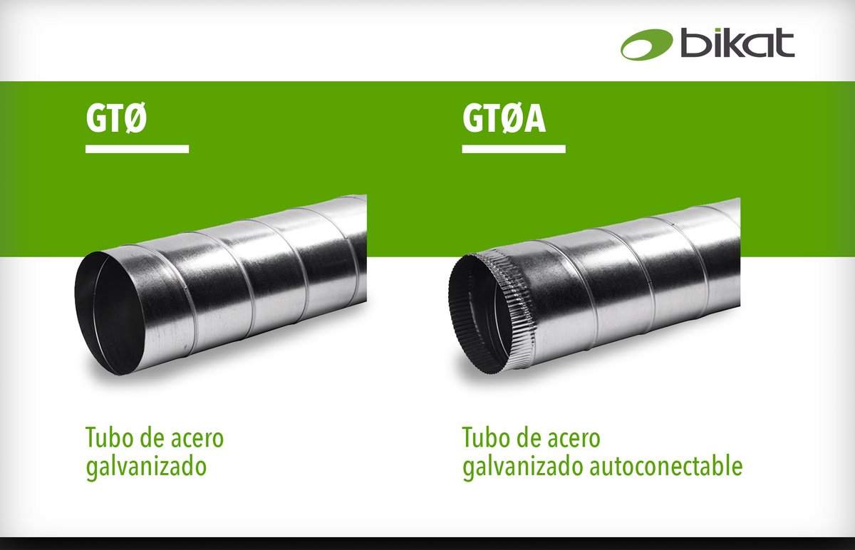 Bikat_SL's tweet photo. En sistemas de #conducción, la tubería #helicoidal es clave 💡 para la mayoría de instalaciones. Nuestros 🟢GT y 🟢GTA ofrecen:
➡ acero galvanizado DX51D Z200
➡ longitud 3 ml
➡ espesor 0,5 a 1,0 mm
➡ diámetro 80 a 1250 mm
Consulta 📩 para acero inoxidable y otras medidas. https://t.co/siTnBsoGbI