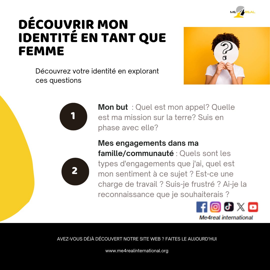 Me4realI's tweet photo. Un moment de reflexion durant cette célébration des droits des femmes

#fêtedelafemme #droitsdesfemmes #identité #discoveringyourself https://t.co/Lswx331Wgh