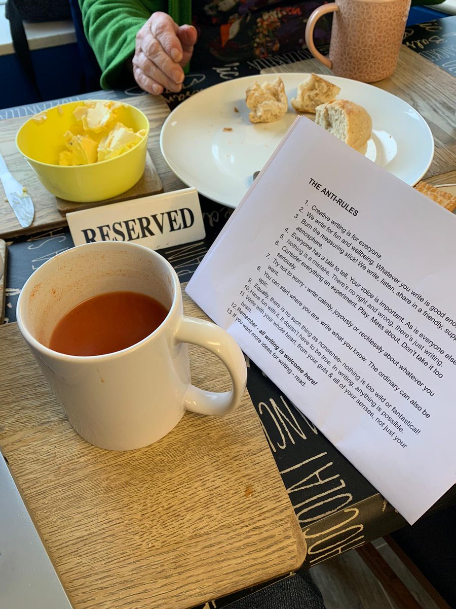 Thanks to all who came to WORDSOUP yesterday! The soup was delicious and creativity amazing! We'll be back next Weds (13th March) from 10.30am - 12pm. Hope you can join us! #dewsbury #wellbeing #creativewriting #joinus