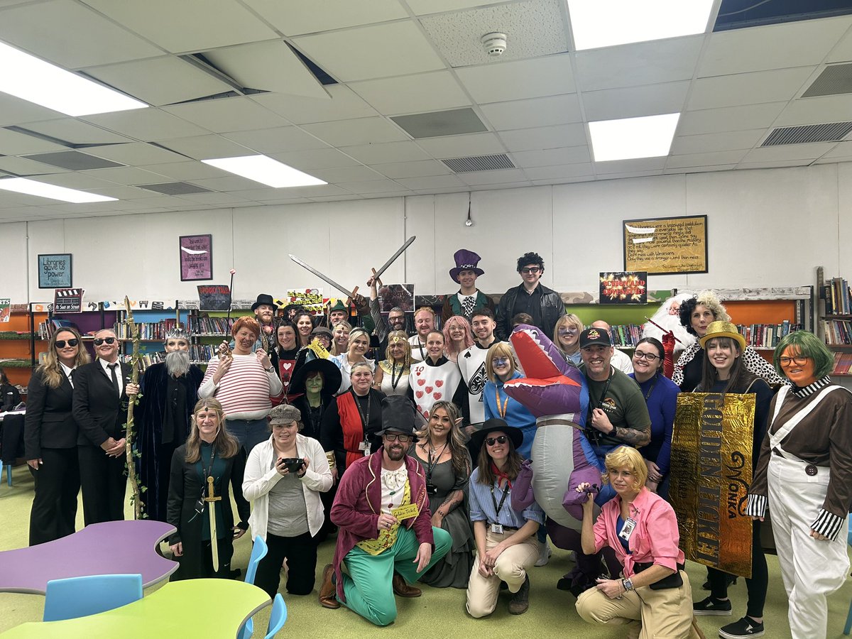 MullenJones's tweet image. World Book Day is in full swing at @PencoedComp 📚