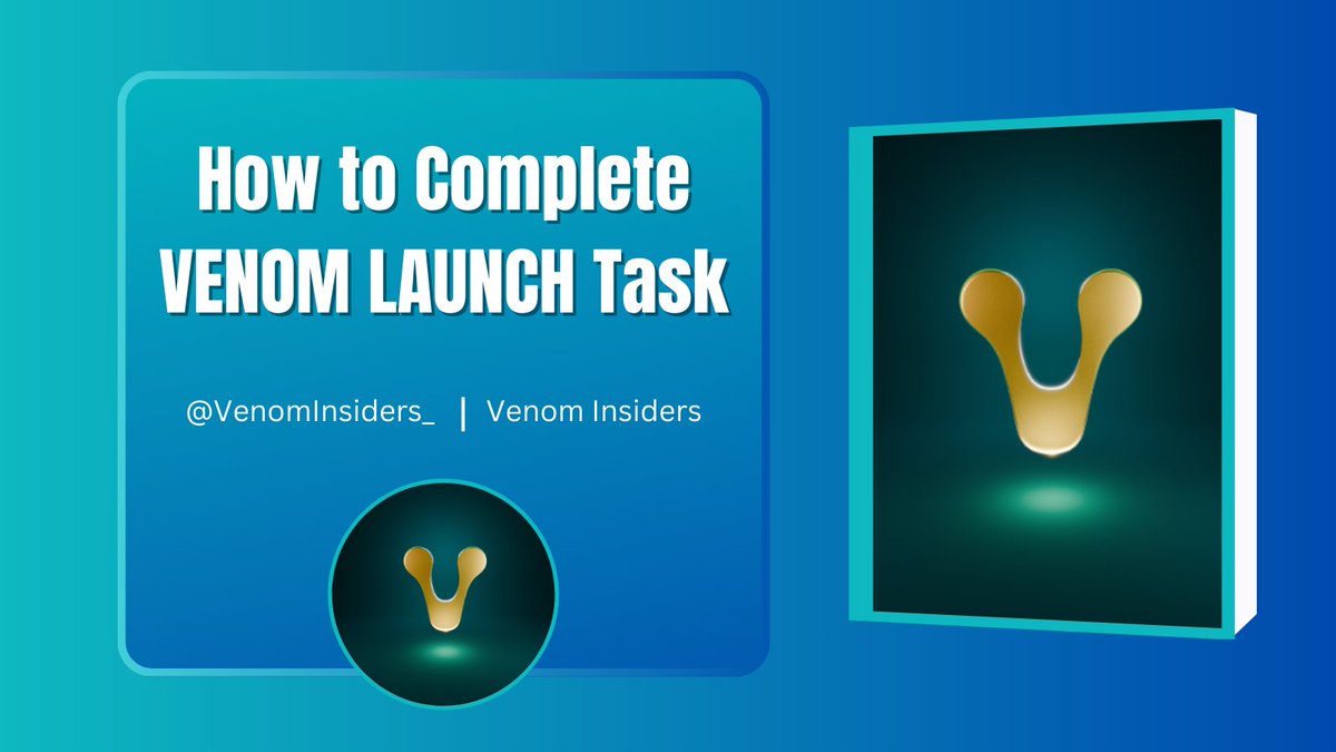 SuiInsiders's tweet photo. HOW TO COMPLETE VENOM LAUNCH TASK🤔

Instructions for minting Venom Launch. This is likely the final task in the #Testnet. Please complete it quickly before the Venom #mainnet takes place🚀

Like, RT and Drop your Venom wallet👇

#Venom #VenomNetwork https://t.co/Jtr7IJ3cD2