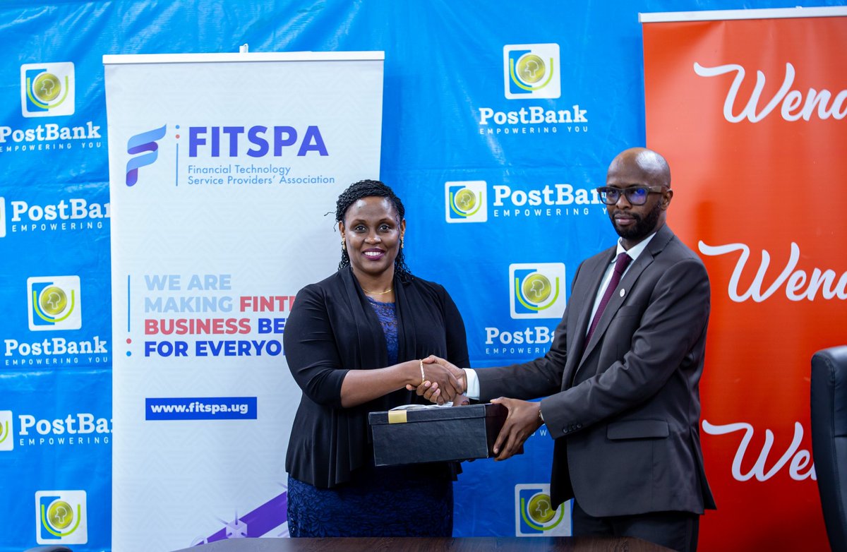 FitspaUG's tweet photo. 📢 #NewMemberAnnouncement #FITSPAUpdate
We're excited to announce @postbankug as our newest Platinum member!
Their Wendi Mobile Wallet is shaking things up by offering a one-stop shop for managing finances across different banks, promoting #collaboration, & benefiting Ugandans. https://t.co/MdmogXcg5B