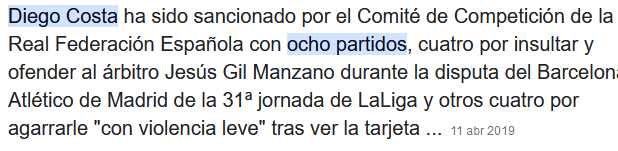 Dos partidos de sanción a Bellingham por supuestamente insultar al arbitro.
A Diego Costa le cayeron 8 partidos sin que salieran las pruebas de los supuestos insultos al mismo arbitro, Gil Manzano.
#MadridismoSociologico