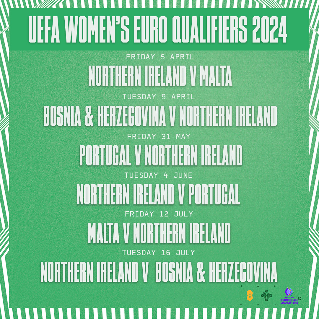 🗓️ Our fixtures for @WEURO qualifiers are officially confirmed👇🏻#GAWA #WEURO2025