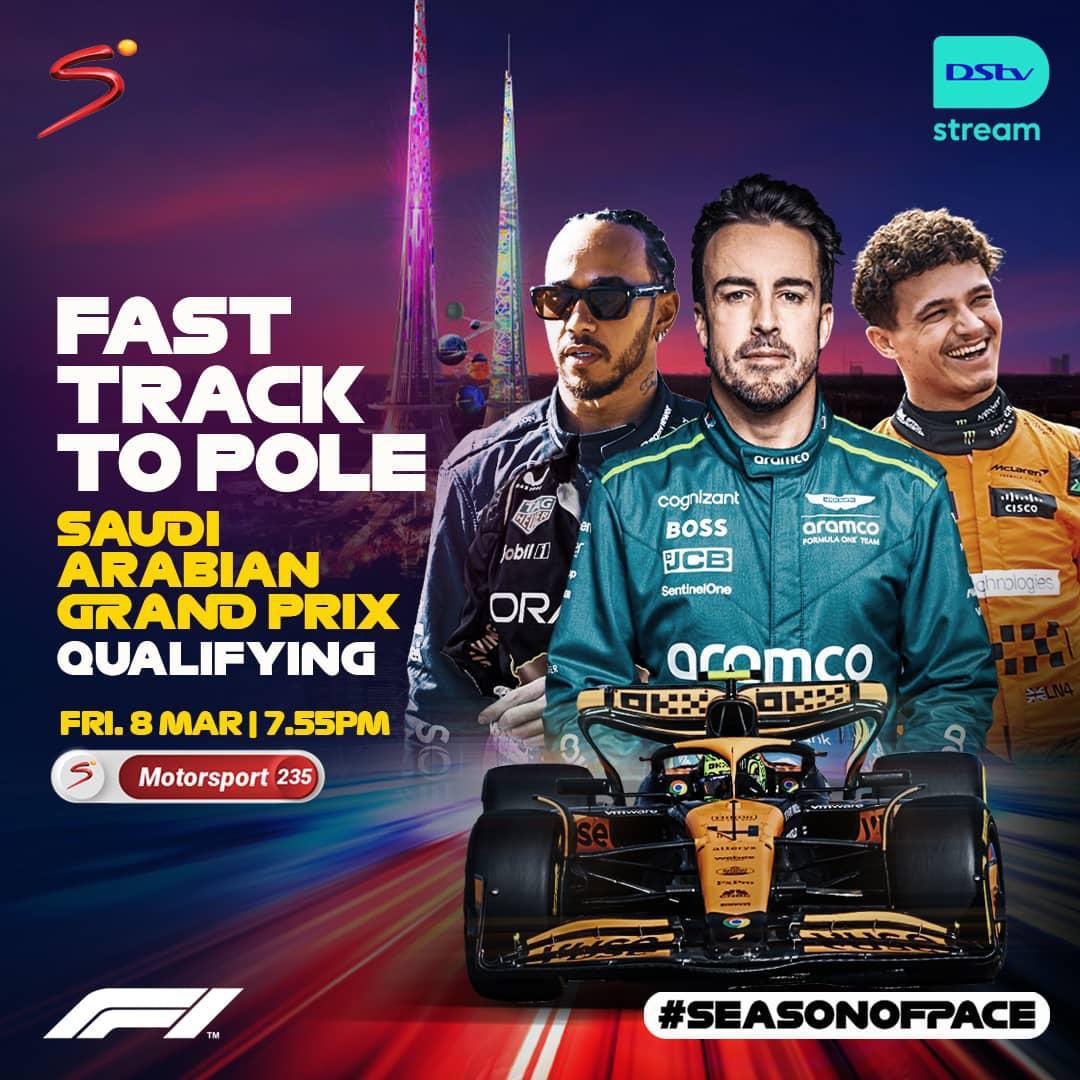 Make the most of the long weekend with exciting #F1 action that’s been tiered down to the Compact package.🥳🏎️ 

Renew your subscription for just 104k ugx through the #MyDStvApp: mydstv.onelink.me/vGln/jpydur7r to catch the #SaudiArabianGP Quali tomorrow!