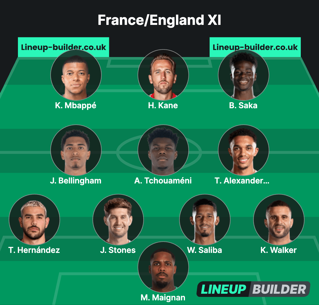 StuartTelford's tweet image. Game of opinions and all that but more than two Frenchies are in for me. Foden/Griezmann mighty close to making it. Tchouameni's better than Rice.