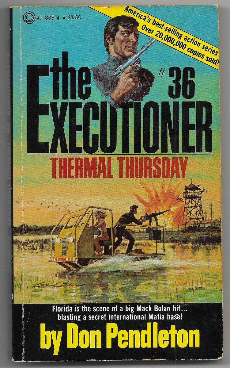 cmacfin's tweet photo. Just posted in my eBay store. Check out this and hundreds of other listings. Want to buy it direct. $7 shipping included. Just DM me……….#donpendleton #pinnaclebooks #gilcohen #executioner #1970s #vintagepaperbacks #rarebooks #collectiblebooks #rarebook #antiquebooks  #firstedition #paperbackoriginal #1stedition https://t.co/GCuzbLJBRQ #eBay via @eBay