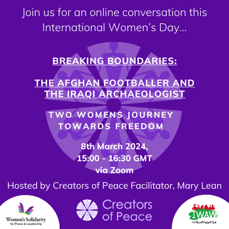 Last day to register for our very special event for #InternationalWomensDay. Join us, @creatingpeaceuk, @rana72 and @kawser_amine tomorrow. Book your place here: iofc.org.uk/events/iwd-202…