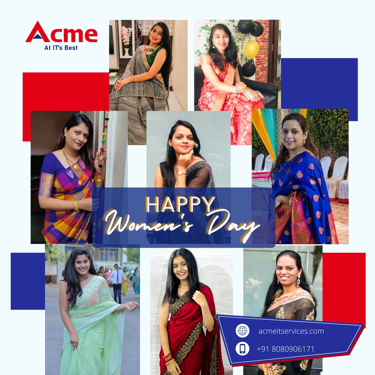 acmeitsolutions's tweet photo. Happy International Women’s Day to the extraordinary women. Your strength and resilience inspire us every day.

Team Acme..!
https://t.co/cUerQiG7Sv

#acmeitservices #acmeit #acmeitservices #womensday #internationalwomensday #women #womenempowerment #womensupportingwomen https://t.co/ENZt6GWCJG