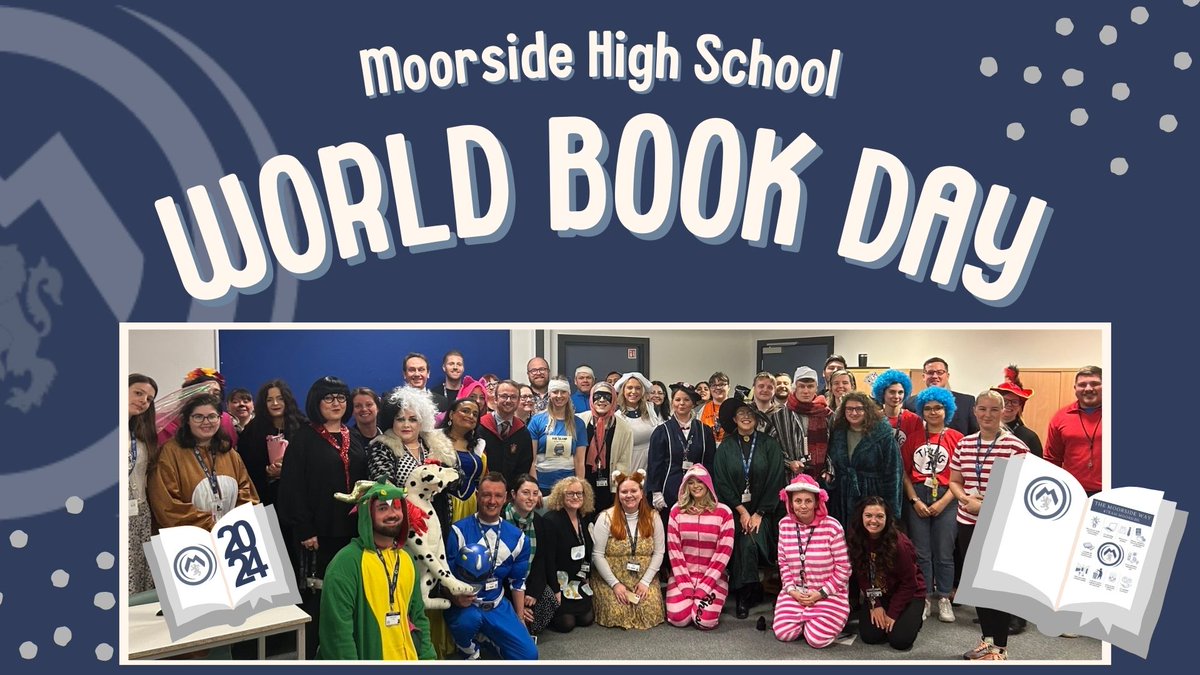Moorside World Book Day!

The pupils have loved seeing staff dressed up today, with lots of activities going on within school. 

#Wecare #TeamMoorside