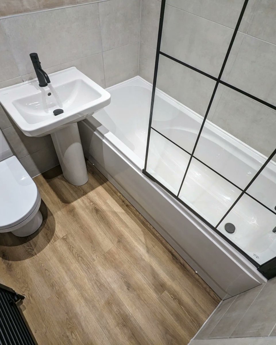 bathroom installation in lichfield this week 👌👌

Tiles from Topps Tiles Trade 

Like follow share 🙂

#bathroommakeover 
#tileinstallation 
#flooringinstallation 
#bathroomrenovation 
#lvtflooring