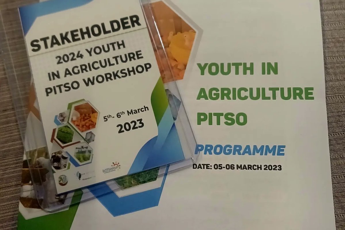BCC_Network's tweet photo. #BCCN attended the Youth in Agriculture Pitso, under the theme: "Empowering Youth in Climate-Smart Agriculture through Technology Adoption to improve Agriculture" 

This event allowed for the ministry and stakeholders to scrutinise issues &amp; have a dialogue on existing mechanisms. https://t.co/bhSwvdsQVb