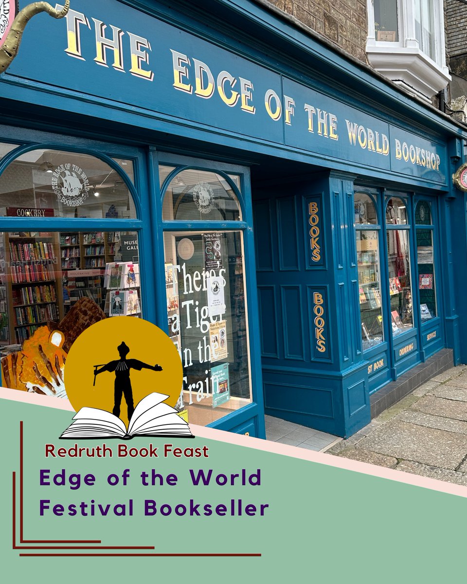 We're delighted to be working with @Edgybooks for the second year running as they return as our official bookseller and there's no better day than #WorldBookDay to celebrate them! All our adult writers will be signing books after their sessions. Tickets: ticketsource.co.uk/redruth-book-f…