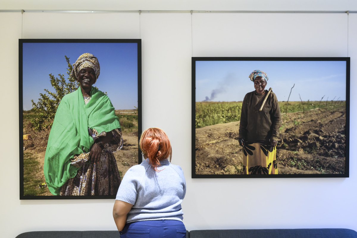 Diop_IFC's tweet photo. Delighted to have opened the Women in Trade photo exhibition at #IFC_org. In emerging markets, women own 1/3 of small businesses, driving economic growth and fostering overall development. Meet four incredible entrepreneurs who achieved remarkable success. Their stories inspire us all. https://t.co/IF2VSuM6Mo #WomensDay #IFCGender