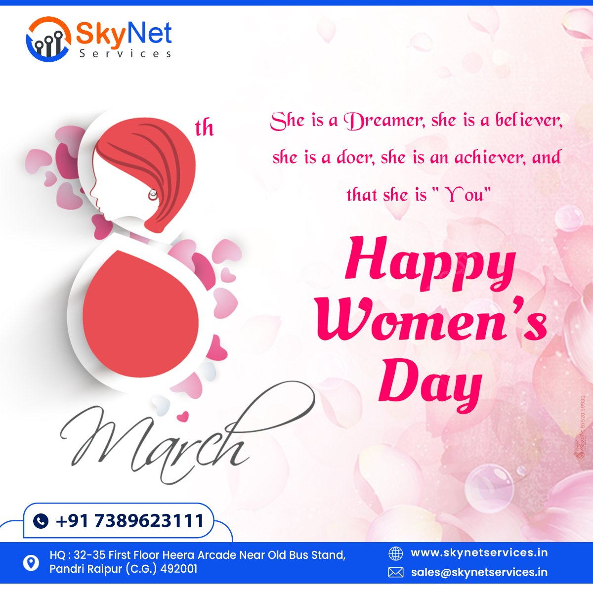 skynet_services's tweet image. Wishing all the amazing women a day filled with love, joy, and recognition of their incredible achievements. Happy International Women&apos;s Day! 💐♀️
.
.
.
.
#servernetwork #Server #cybersecurity #cybersecurityservices #ups #digitalsignature #IoT