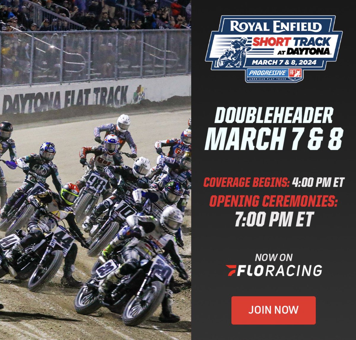 The 2024 race season kicks off TODAY! 🏁

Tune in LIVE at:
flosports.link/2024aft
#DaytonaST #ProgressiveAFT