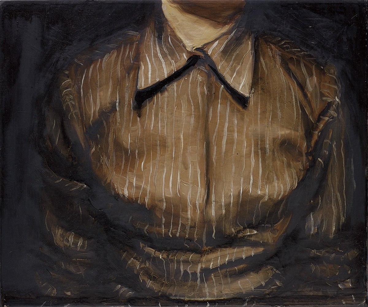 The Shirt, 2002 by Michaël Borremans instagram.com/borremansart/