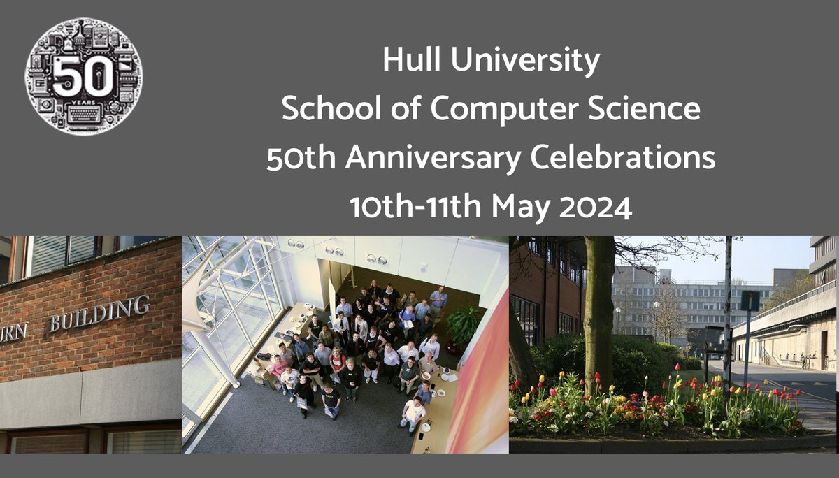 Professor Dhaval Thakker (@prof_thakker) on Twitter photo Hull Computer Science <a href="/HullCompSci/">HullCompSci</a> is 50 years old this year! 🎉🎉🎉
We are celebrating in May! 🥂🥂
There's a lot going on, with events for all ages!
For some more information, visit hullcs50.com
<a href="/davepetley/">Dave Petley</a> <a href="/Koo_ec/">Koorosh Aslansefat</a> <a href="/UniOfHull/">University of Hull</a> <a href="/UniOfHullOnline/">University of Hull Online</a> <a href="/ResAIHull/">Responsible AI Group @ University of Hull</a> Hull Computer Science <a href="/HullCompSci/">HullCompSci</a> is 50 years old this year! 🎉🎉🎉
We are celebrating in May! 🥂🥂
There's a lot going on, with events for all ages!
For some more information, visit hullcs50.com
<a href="/davepetley/">Dave Petley</a> <a href="/Koo_ec/">Koorosh Aslansefat</a> <a href="/UniOfHull/">University of Hull</a> <a href="/UniOfHullOnline/">University of Hull Online</a> <a href="/ResAIHull/">Responsible AI Group @ University of Hull</a>