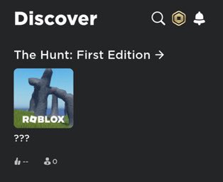 RBXEventHunters's tweet image. ‼️THE HUNT NEW LEAKS‼️
The description of the event has leaked and the game sort is now visible on Roblox Mobile!
Description: “Complete quests in these experiences to earn badges and unlock prizes. Event ends March 29 at 5 PM PDT."
Credit: @RealFunkyWorm @LukasThePickle
