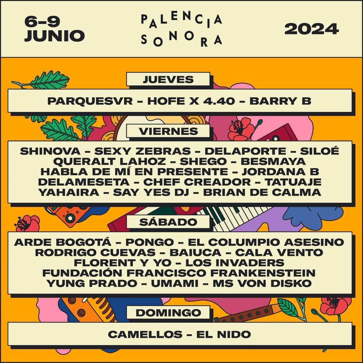 Cartel del @PalenciaSonora