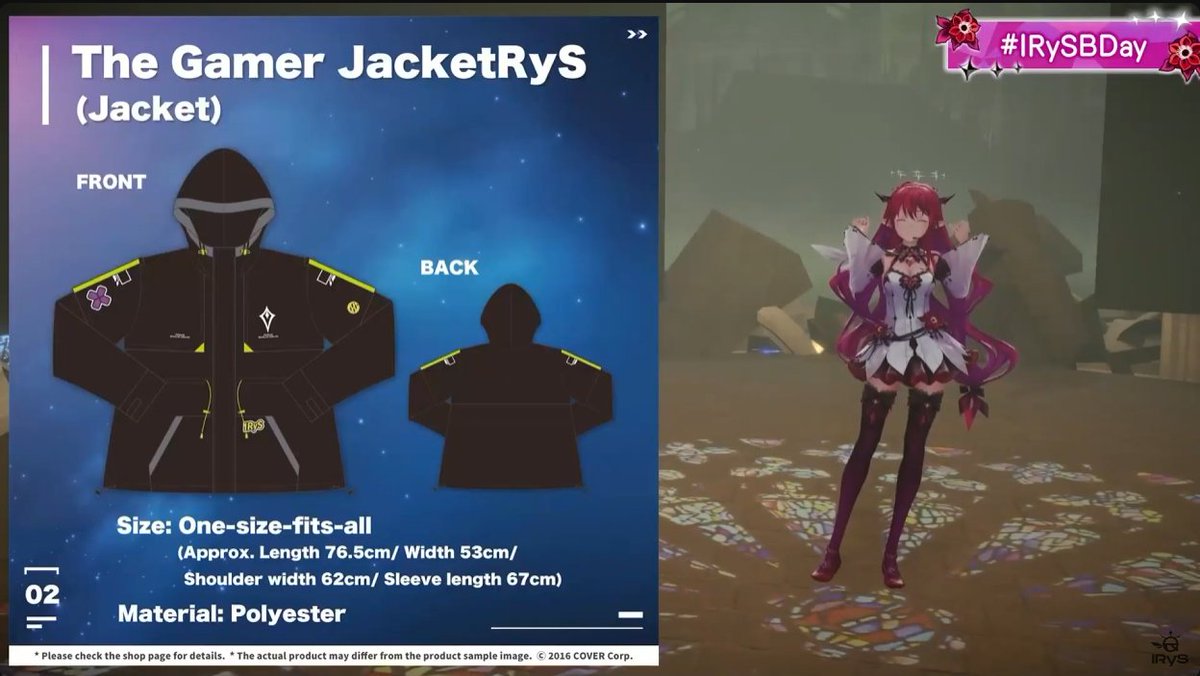 IRYS MERCH! READY YOUR WALLETS! ooo Gamer jacket!! time to get