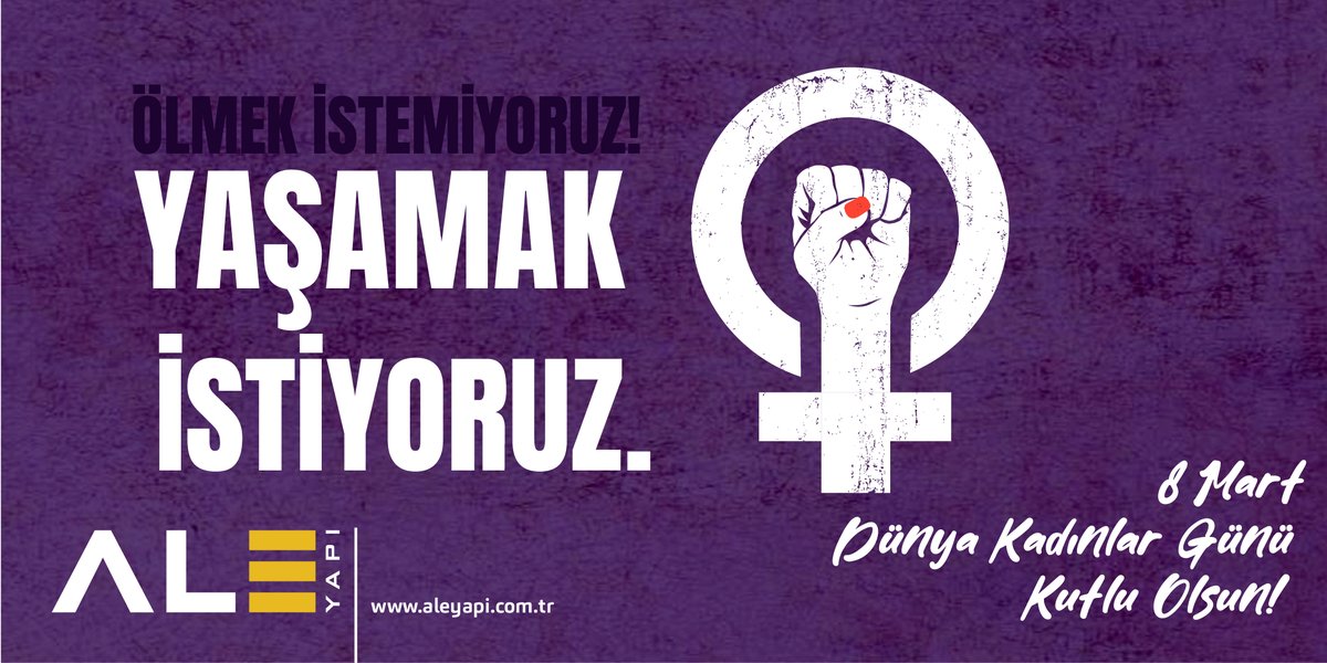 AleYapi's tweet image. 📌Bugün, kadınların gücünü, kararlılığını ve direncini kutluyoruz. Kadınlarımıza saygı ve sevgiyle... 
#Bodrum #AleYapi #8MartKadınlarGünü #KadınlarGünü #8Mart