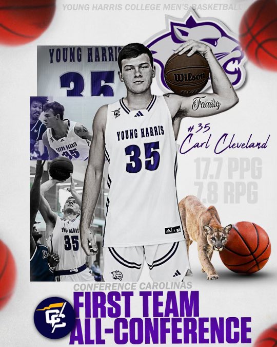 Young Harris Basketball tweet media