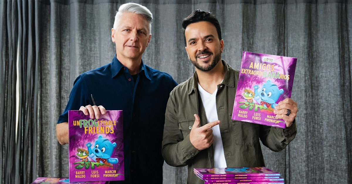 Yes, yes I did just wet myself. The new @BearinaBowTie1 book: #UnFROGettableFriends (#AmigosExtraordiRANArios) is available now online, link in bio. Luckiest guy in the world to collaborate w/ the nicest man on the 🌍 @luisfonsi #BookLaunch #WorldBookDay #WorldBookDay2024