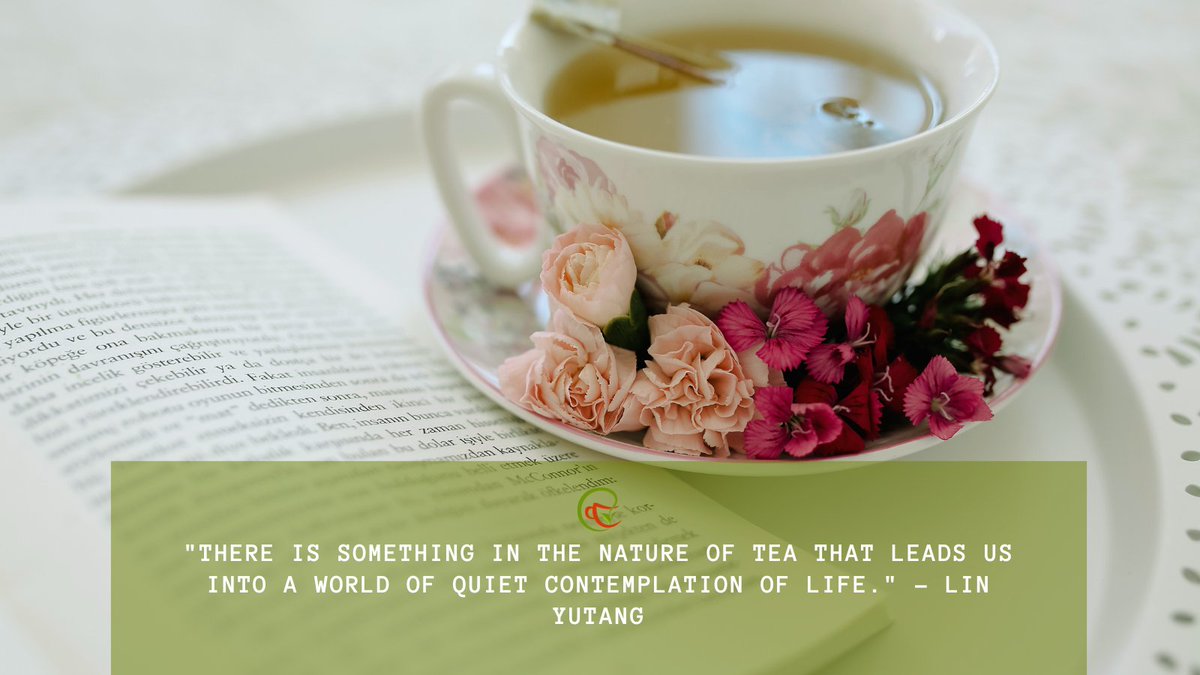 CamelliaTwigs's tweet image. &quot;There is something in the nature of tea that leads us into a world of quiet contemplation of life.&quot; - Lin Yutang
#TeaTrivia #SipAndLearn #TeaTime #Teaduo #Teaquotes #Chaiwalah #Tealover #chai #camelliatwigs #teamatters #chai