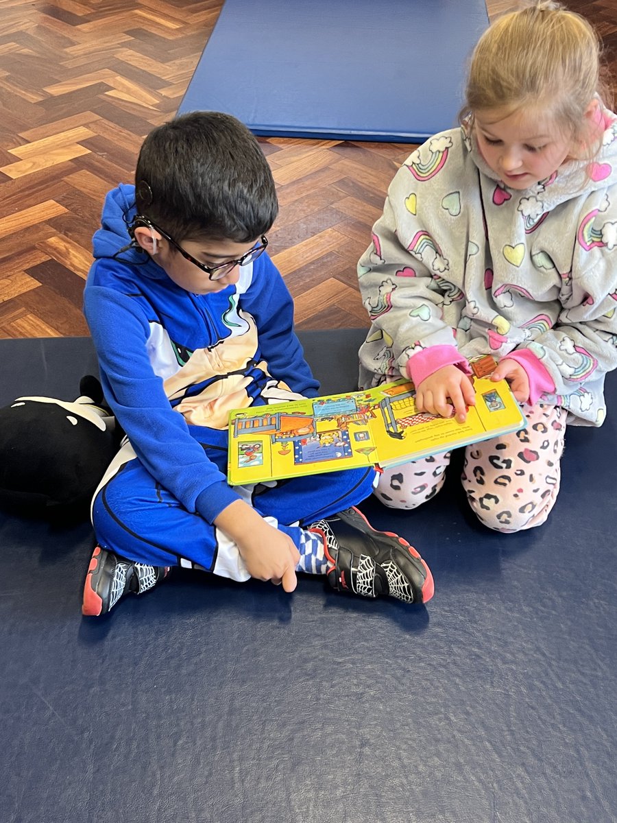 What a wonderful World Book Day at Bramley Grange! Our year 3 children loved sharing stories with EYFS 📕