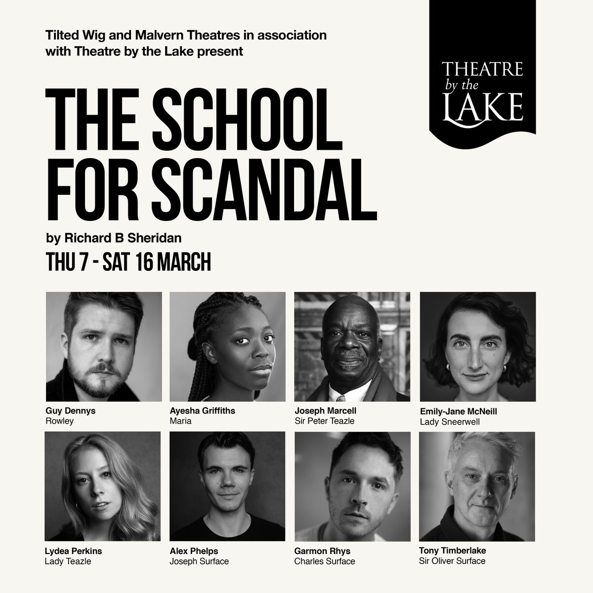 It's Opening Night and the building is rife with furtive glances, secret whispers and much laughter as we prepare ourselves for The School for Scandal!

So here's a big huzzah for this deliciously naughty and outrageously silly cast of nine!

bit.ly/TBTLScandal 
#TBTL2024