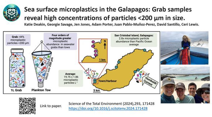 Georgie Savage (@georgie__savage) on Twitter photo NEW PAPER ALERT ‼️ Here we discuss different sampling methods for #microplastics in seawater in the Galapagos.
Check it out open-access: sciencedirect.com/science/articl…
Great work lead by <a href="/Deaks_tweets/">Katie Deakin</a> and @ExeterMarine <a href="/UoEBiosciences/">Exeter Biosciences</a> <a href="/PP_Sci2Soln/">Pacific Plastics: Science to Solutions</a> <a href="/galapagossip/">Galapagos Conservation Trust</a> NEW PAPER ALERT ‼️ Here we discuss different sampling methods for #microplastics in seawater in the Galapagos.
Check it out open-access: sciencedirect.com/science/articl…
Great work lead by <a href="/Deaks_tweets/">Katie Deakin</a> and @ExeterMarine <a href="/UoEBiosciences/">Exeter Biosciences</a> <a href="/PP_Sci2Soln/">Pacific Plastics: Science to Solutions</a> <a href="/galapagossip/">Galapagos Conservation Trust</a>