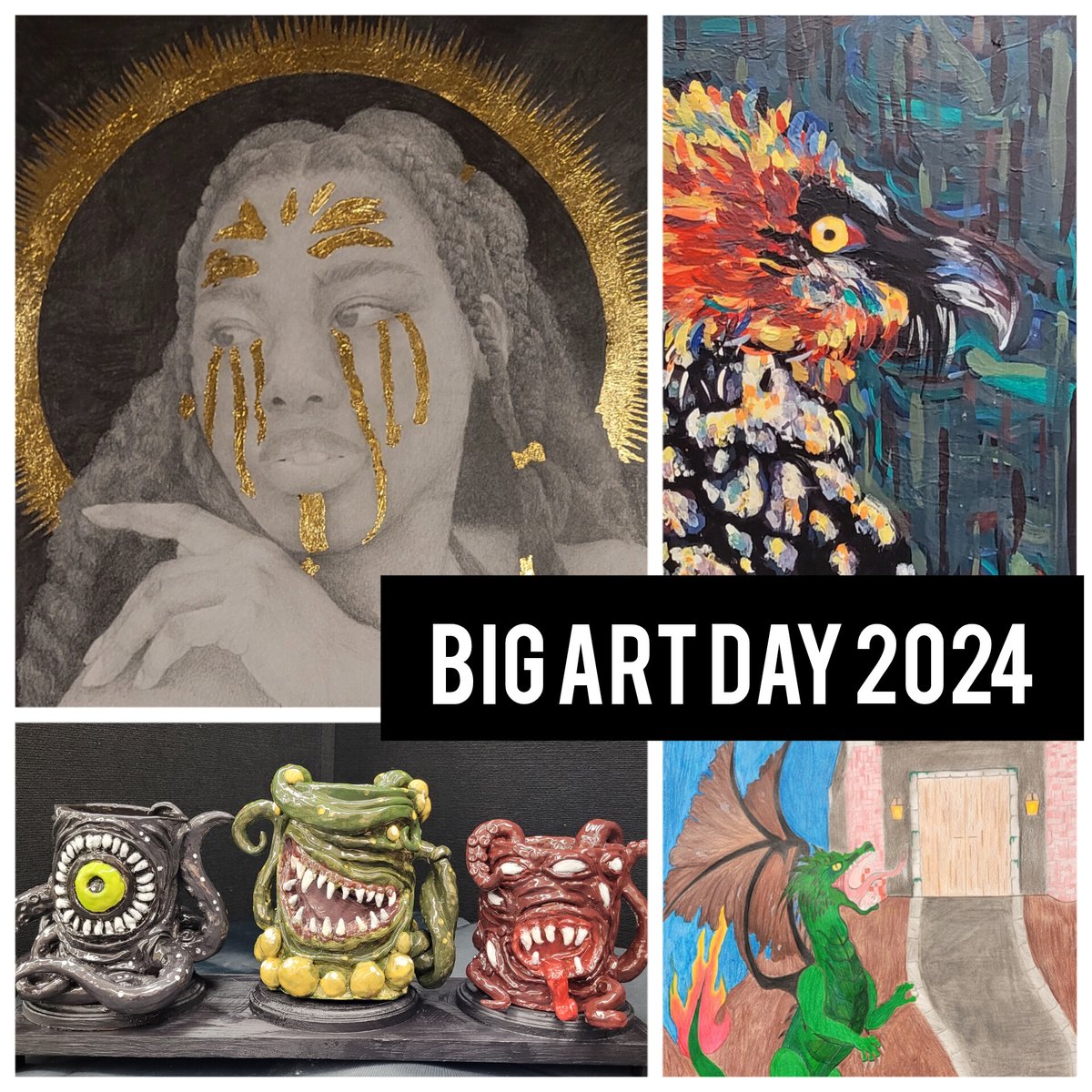 Mojo-visual-arts (@permian_arts) on Twitter photo Thursday March 7 is Big Art Day! Visitors to <a href="/Permian_GoMOJO/">Permian High School</a> can check out the mojo gallery to view the work of our talented students! <a href="/DelesaStyles/">Delesa Styles</a> <a href="/PHSJStraw/">Johna Straw</a> <a href="/EctorCountyISD/">Ector County ISD</a> <a href="/ECISD_FineArts/">ECISD Fine Arts Department</a> <a href="/MrJTmath/">Jose Trejo</a> <a href="/CatArtMagazine1/">CatArtMagazine</a> Thursday March 7 is Big Art Day! Visitors to <a href="/Permian_GoMOJO/">Permian High School</a> can check out the mojo gallery to view the work of our talented students! <a href="/DelesaStyles/">Delesa Styles</a> <a href="/PHSJStraw/">Johna Straw</a> <a href="/EctorCountyISD/">Ector County ISD</a> <a href="/ECISD_FineArts/">ECISD Fine Arts Department</a> <a href="/MrJTmath/">Jose Trejo</a> <a href="/CatArtMagazine1/">CatArtMagazine</a>
