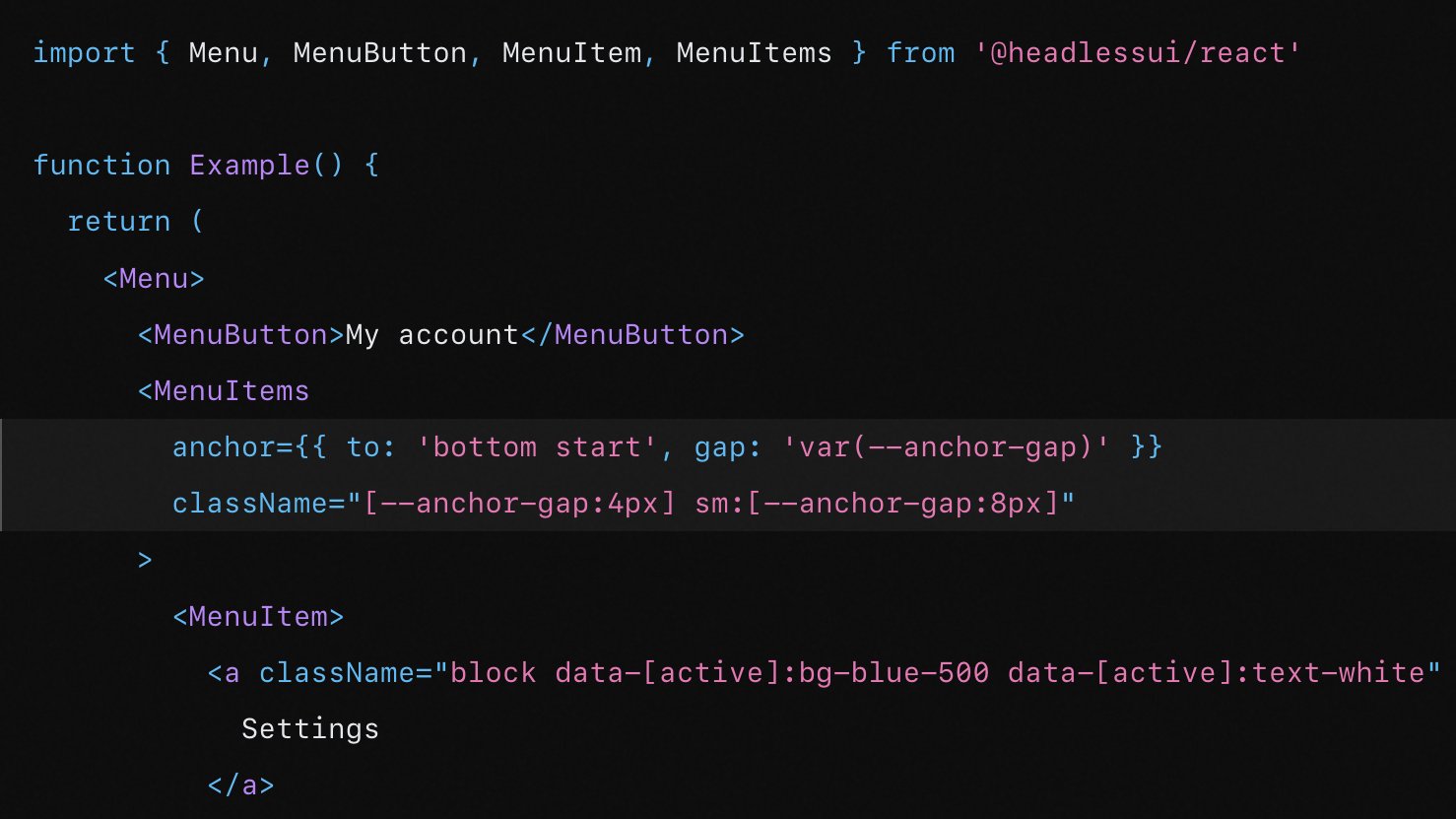 Jonathan Reinink on X: "What's really great is you can set the `anchor` options as CSS variables, which makes it really easy to adjust them at different breakpoints. For example, maybe you Jonathan Reinink on X: "What's really great is you can set the `anchor` options as CSS variables, which makes it really easy to adjust them at different breakpoints. For example, maybe you