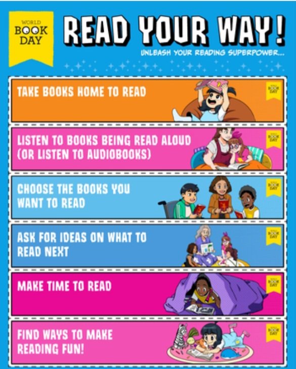 It's World Book Day! Happy reading. 📚❤️

@balfronhigh 

#ReadingSchools
#ReadingIsMagic