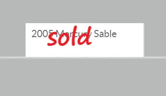 thepapershop's tweet image. Ed called &quot;sold the Sable, please take it out&quot;

#sold #papershop #trustedlocal #classifiedads since #1968