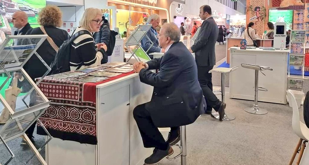 Some shots from the #Pakistan Pavilion at #ITBBerlin2024, today. @ForeignOfficePk @epwing_official @PkPublicDiplo @official_tdap @PtdcOfficial @PTVNewsOfficial